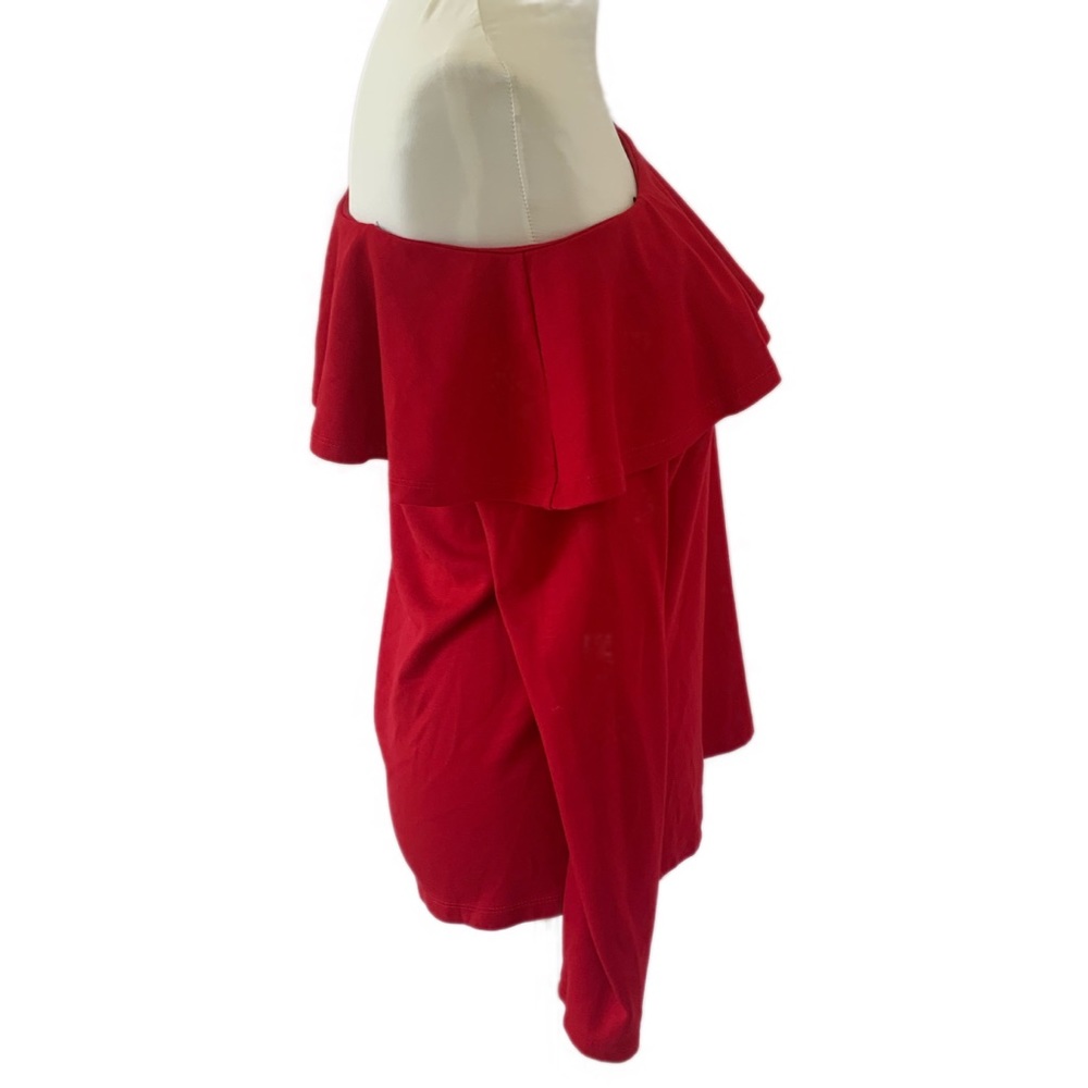 Gibson Off the Shoulder Ruffled Blouse - Picture 3 of 7